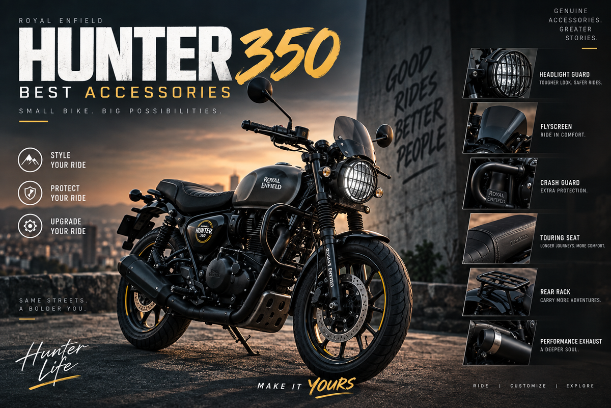 Royal Enfield Hunter 350 Accessories