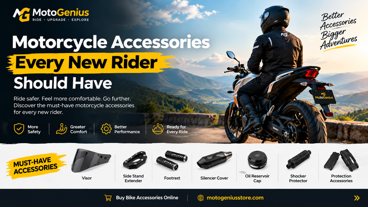Motorcycle Accessories Every New Rider Should Have