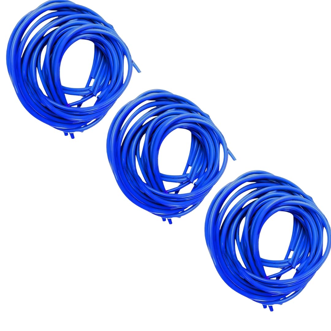 1 Meter Motorcycle Petrol Gas Oil Delivery Tube Pipe, Fuel Gasoline Hose for Motorbike, ATV and Scooter-Blue - Moto Genius