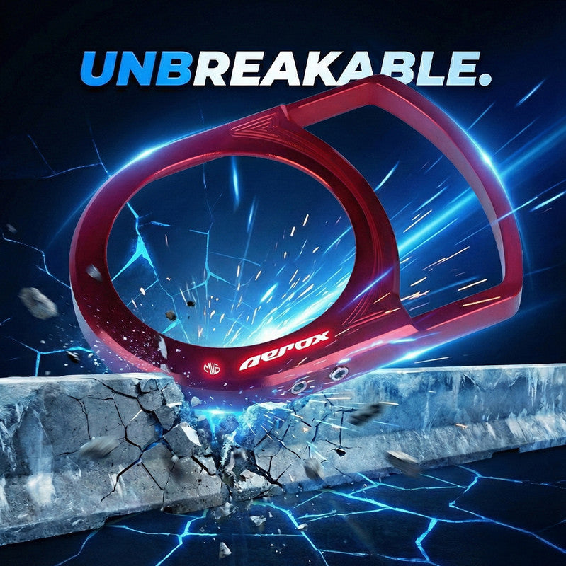 MOTO GENIUS Motorcycle Ignition Key Lock Switch Cover Protector Ring for Yamaha Aerox 155, Durable & Stylish Ignition Key Guard Accessory