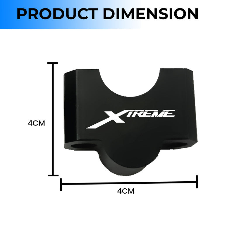 Handle Riser Clamp for Hero Xtreme 125R | Adjustable Handlebar Height Riser | CNC Aluminium Bike Handle Spacer for Better Riding Comfort & Control