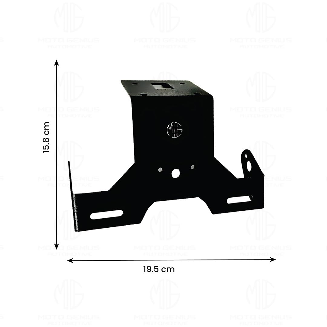 MOTO GENIUS Heavy Metal Tail Tidy Number Plate Holder for KTM RC Duke 125 200 250 390 | License Plate Bracket for Duke & RC (Black)
