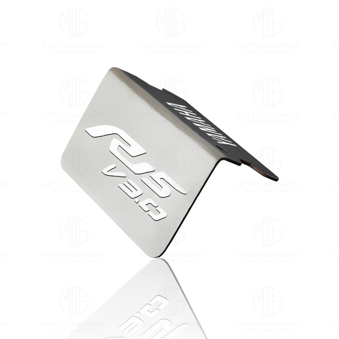 MOTO GENIUS Stainless Steel Front Disc Brake Fluid Reservoir Oil Cap for Yamaha R15 V3 Replacement for Enhanced Durability and Performance (Pack of 1)