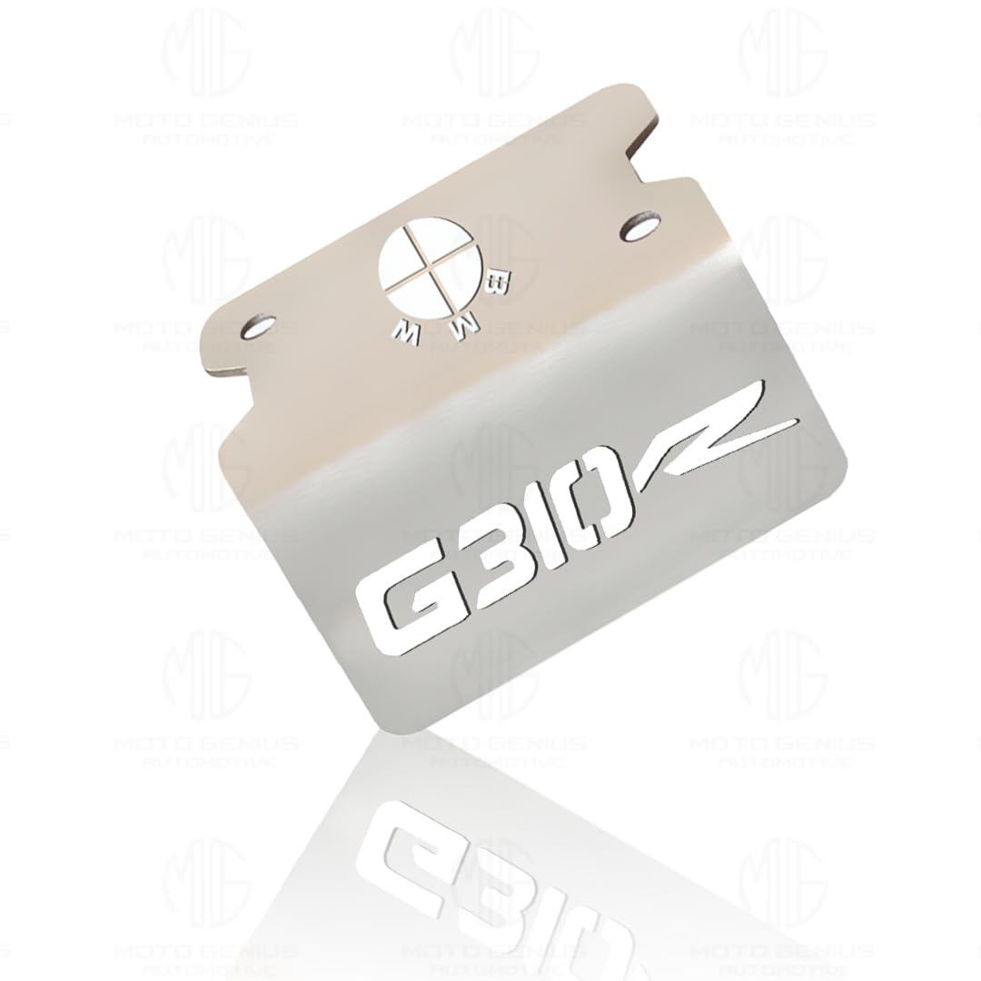 MOTO GENIUS Stainless Steel Front Disc Brake Fluid Reservoir Oil Cap for G310R Motorbike Replacement for Enhanced Durability and Performance (Pack of 1)