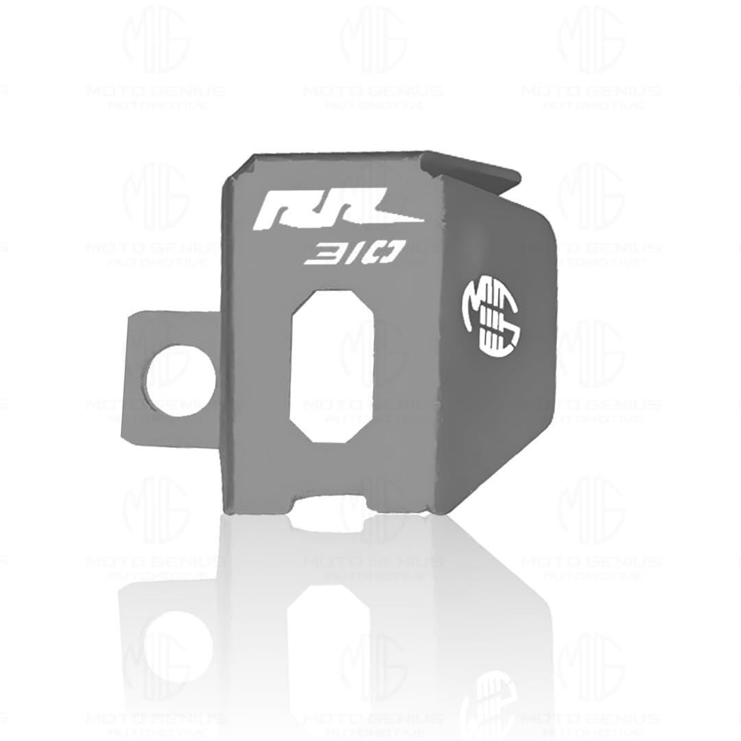 MOTO GENIUS Rear Brake Oil Container Guard for RR310 Motorbike | Durable Protection and Stylish Design for Motorcycles