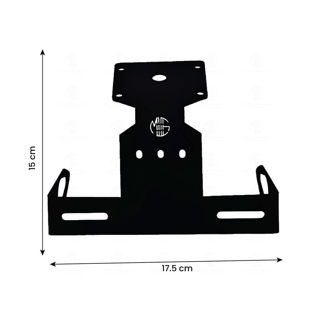 MOTO GENIUS Heavy Metal Tail Tidy Number Plate Holder for MT 15 | License Plate Bracket for MT 15