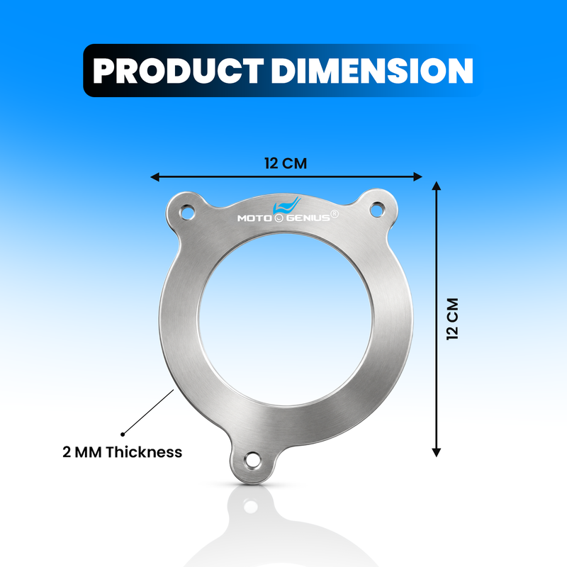 Stainless Steel Air Filter Cap Compatible with RE Hunter 350 | Premium Metal Air Cleaner Box Cover Modification Accessory