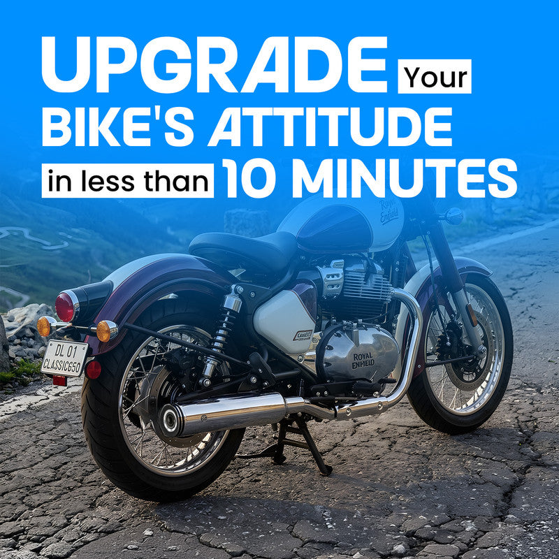Raptor Classic 650 Stainless Steel Dual Exhaust Compatible Royal Enfield Bike Models: Complete Number-Wise List for Both Side 650cc Twins