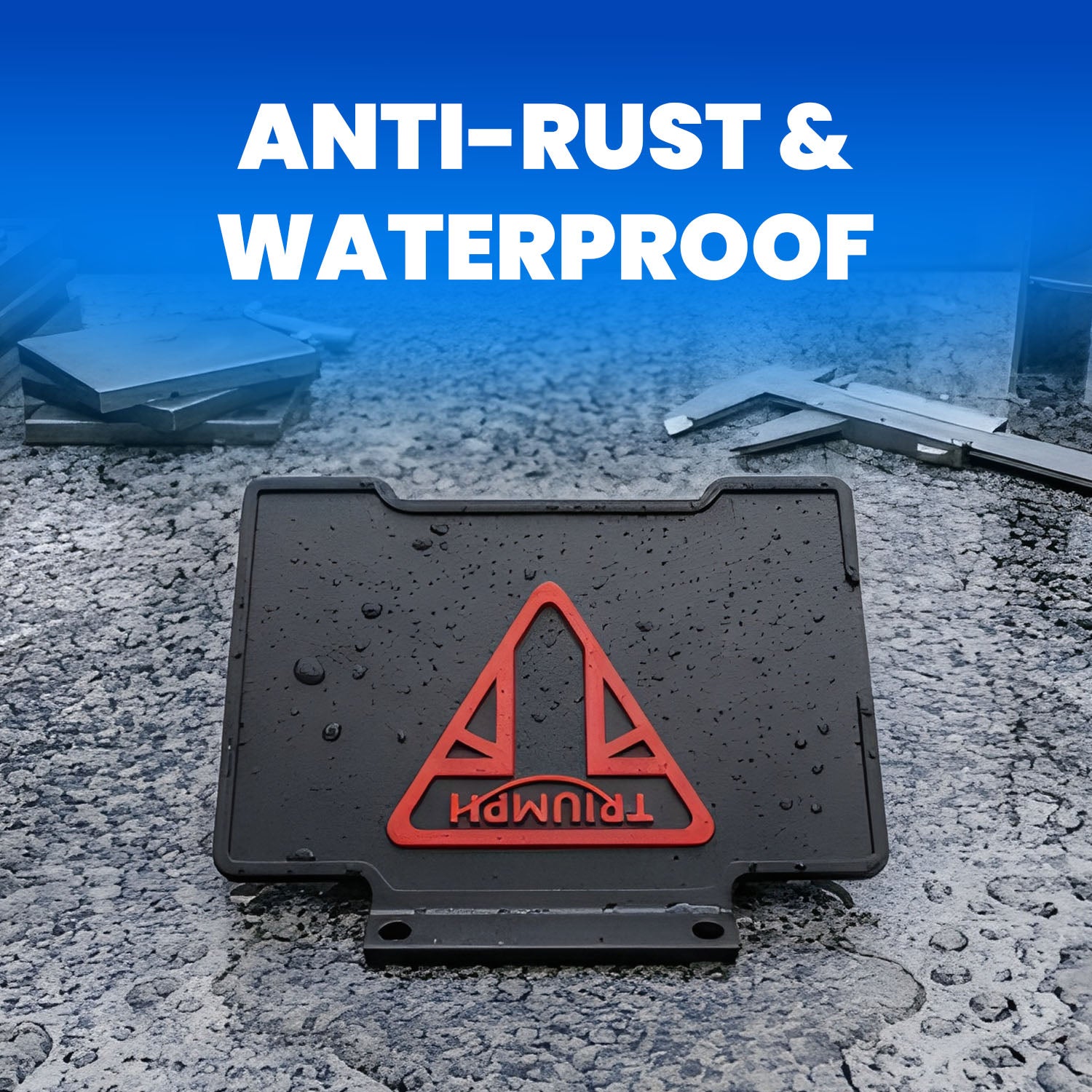 Rear Mud Flap for Triumph Speed 400 & Scrambler 400X | Flexible Unbreakable Splash Guard Mudflap