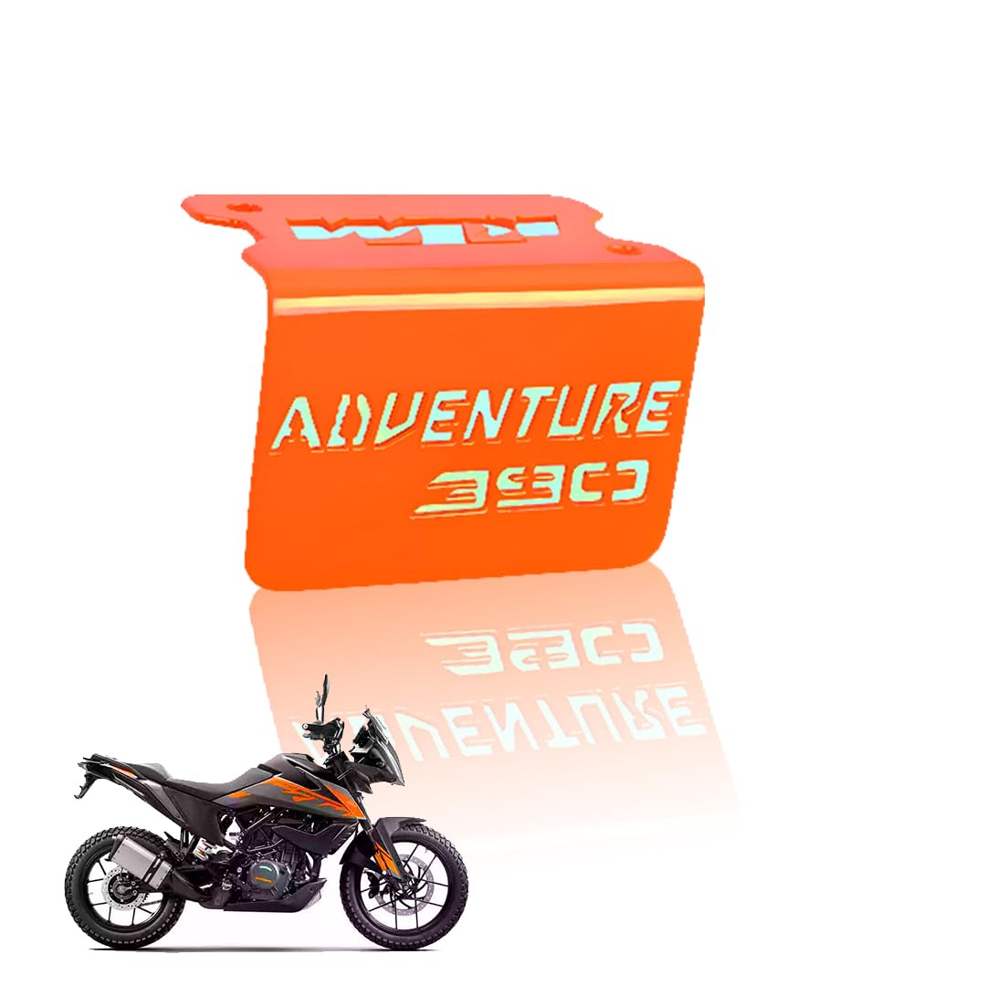 MOTO GENIUS Stainless Steel Front Disc Brake Fluid Reservoir Oil Cap for KTM Adventure Motorbike Replacement for Enhanced Durability and Performance