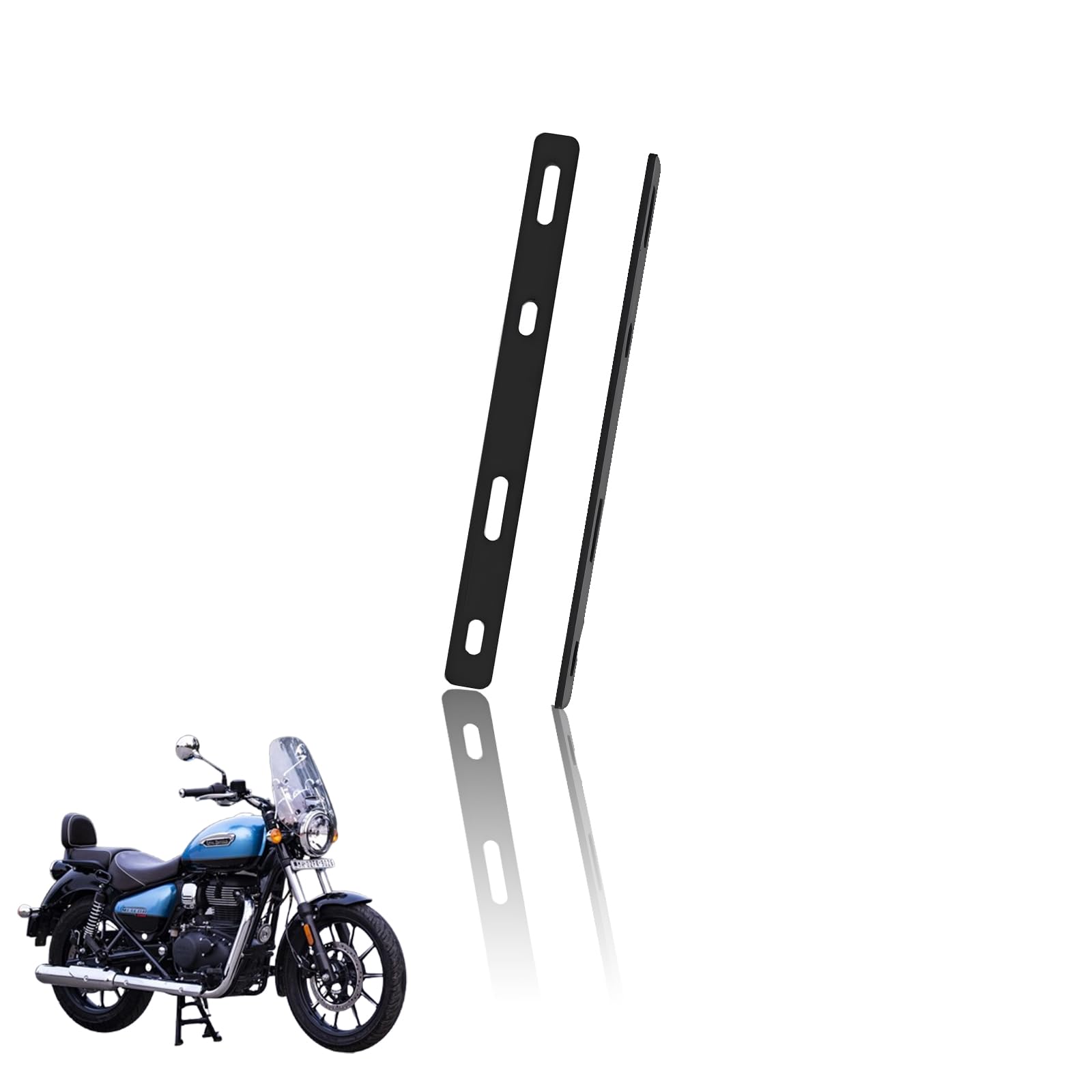 MOTO GENIUS Bike Backrest Extender for Meteor - Adjustable Motorcycle Backrest Extension for Enhanced Comfort and Support