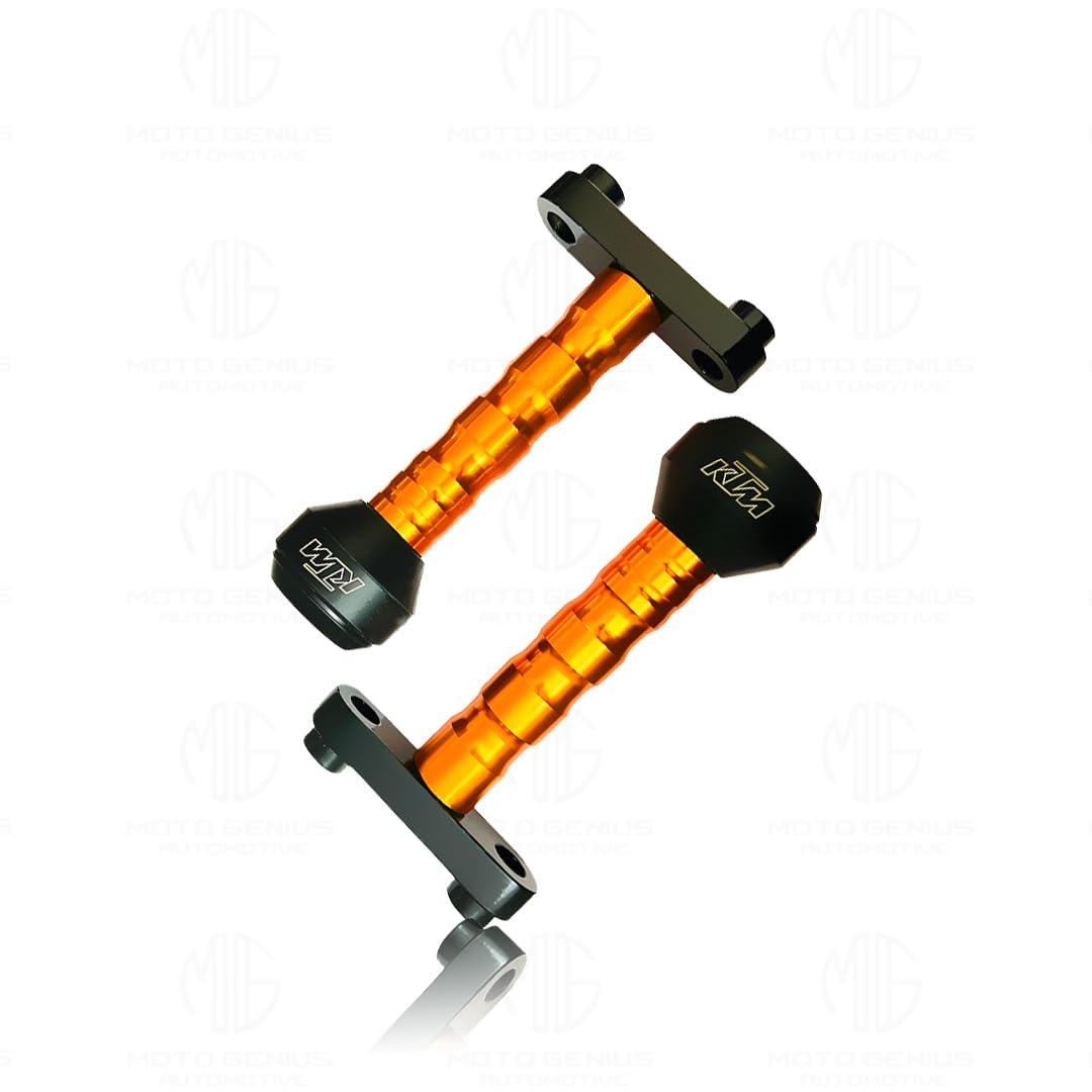 MOTO GENIUS Frame Slider Crash Protection Guard for KTM Duke | Premium Motorcycle Protector for Enhanced Safety and Stability | Easy Installation, Durable Design | Fits in Duke All Models ()