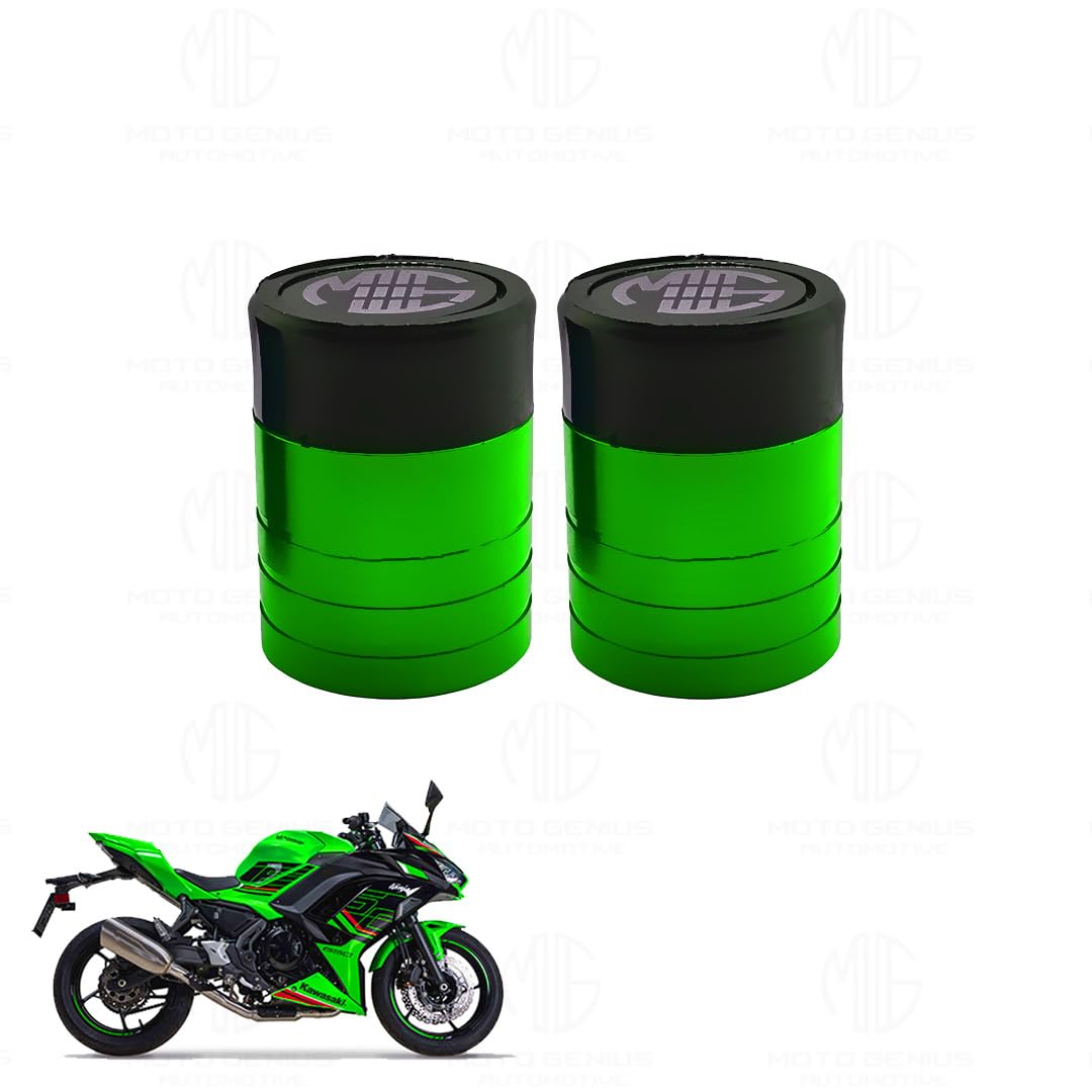 MOTO GENIUS Front Wheel Fork Sliders Crash Protectors for Ninja 300 Motorbike | High Strength Crash Protectors for Enhanced Safety