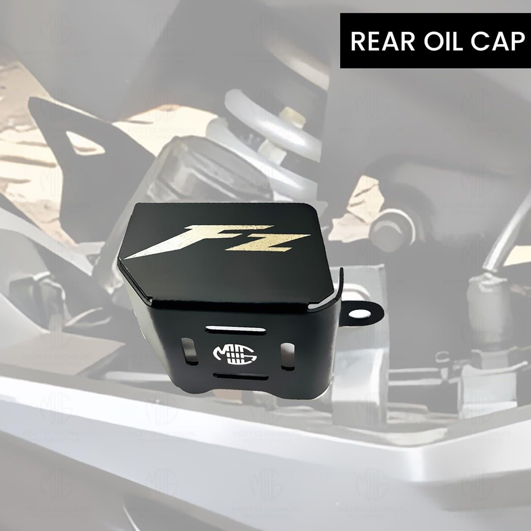 Rear Brake Oil Container Guard for FZ Motorbike | Durable Protection and Stylish Design for Motorcycles