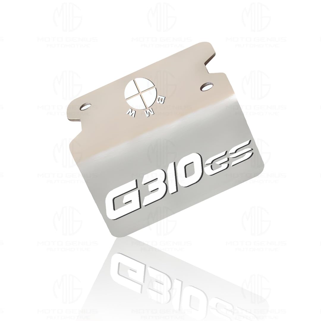 MOTO GENIUS Stainless Steel Front Disc Brake Fluid Reservoir Oil Cap for G310GS Motorbike Replacement for Enhanced Durability and Performance (Pack of 1)
