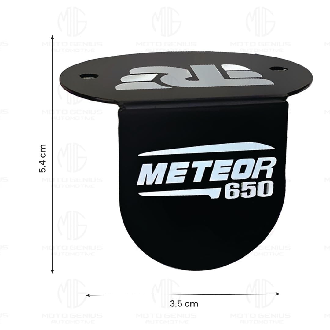 MOTO GENIUS Stainless Steel Front Disc Brake Fluid Reservoir Oil Cap for Super Meteor 650 Bike Replacement for Enhanced Durability and Performance (Pack of 1)