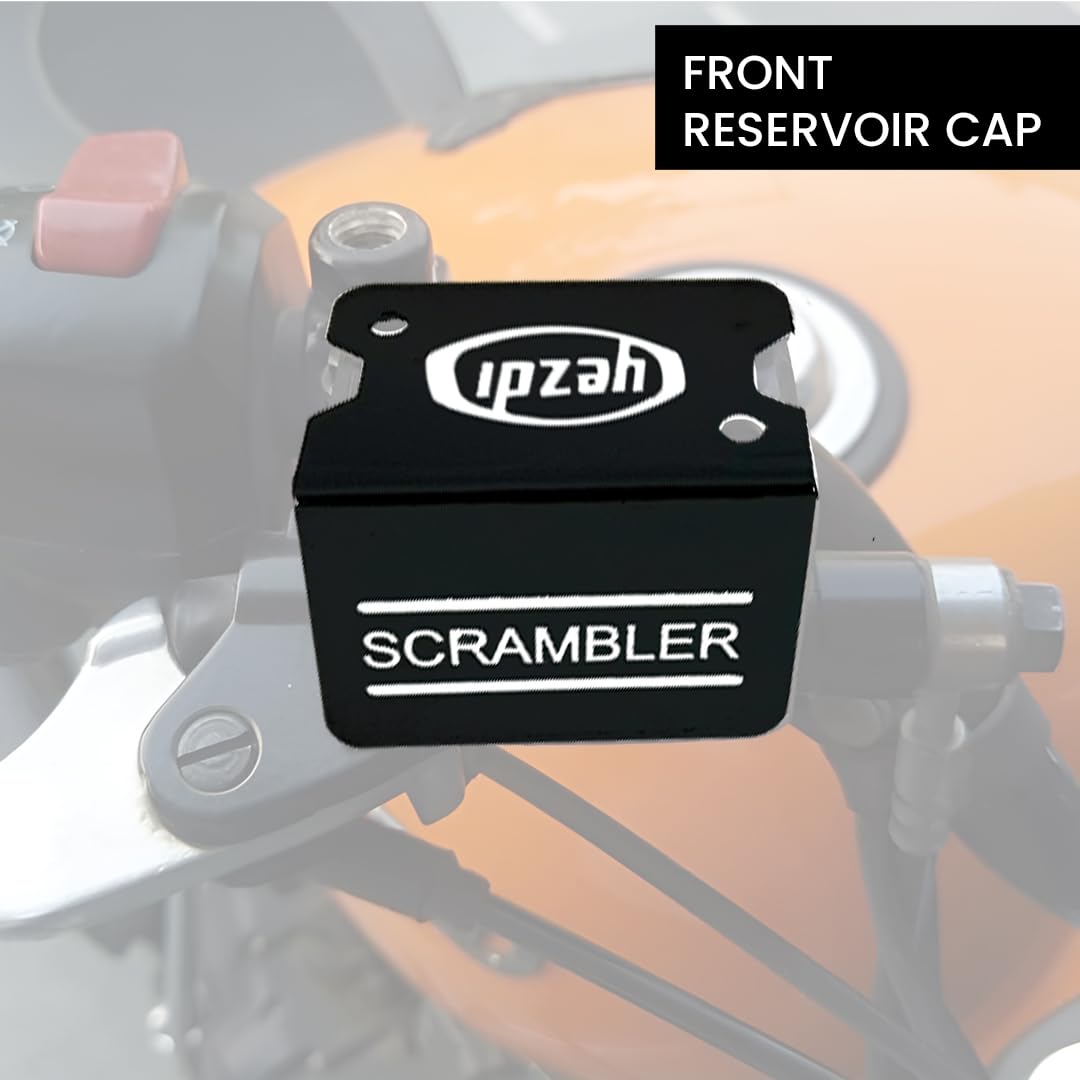 MOTO GENIUS Front Disc Brake Fluid Reservoir Oil Cap for Yezdi Scrembler Motorbike | Replacement for Enhanced Durability and Performance