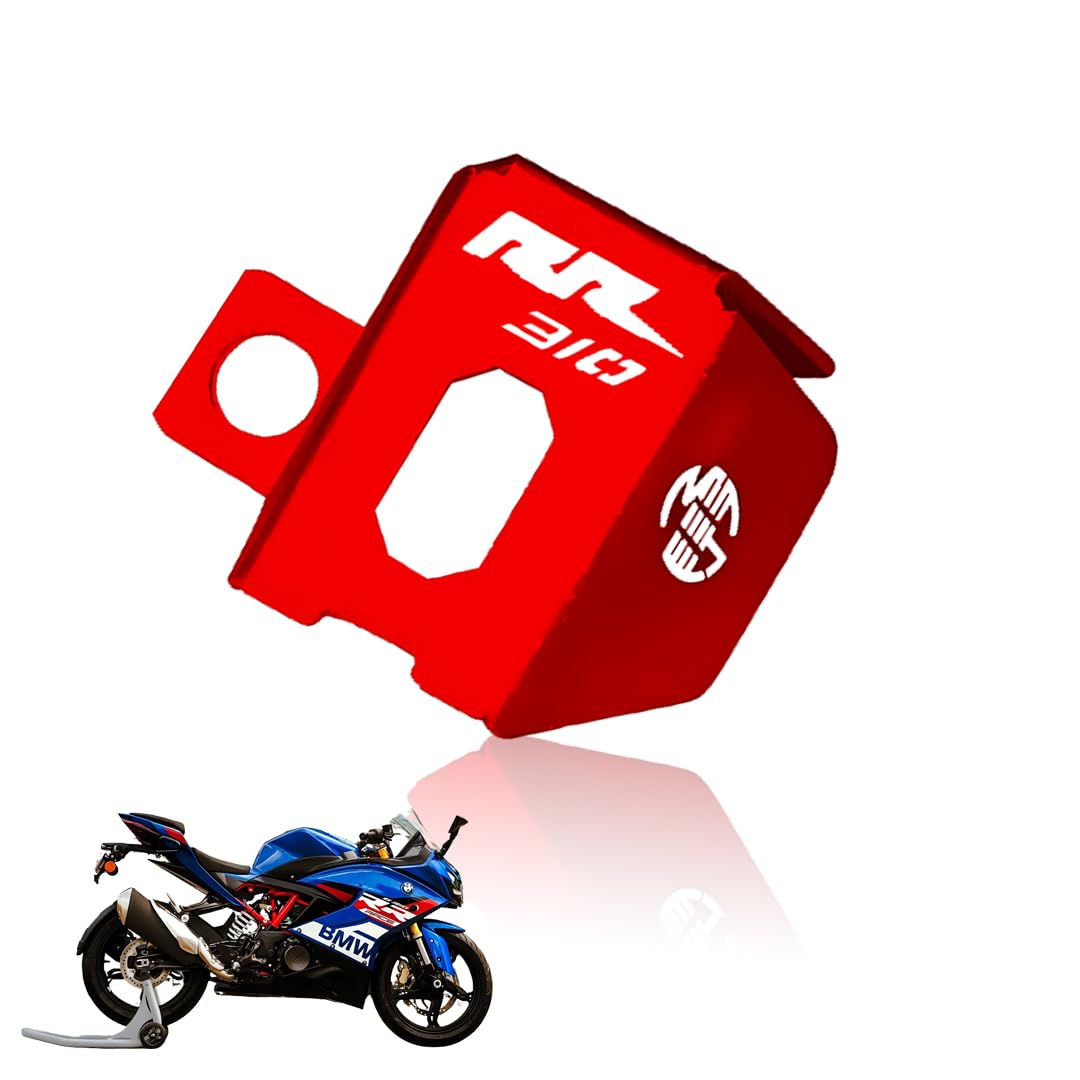 MOTO GENIUS Rear Brake Oil Container Guard for RR310 Motorbike | Durable Protection and Stylish Design for Motorcycles