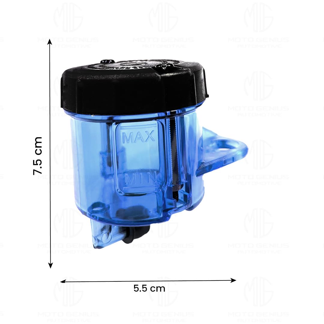 MOTO GENIUS Universal Motorcycle Front Brake Master Cylinder Oil Reservoir Tank Cup | Durable Replacement for Hydraulic Brake and Clutch Systems
