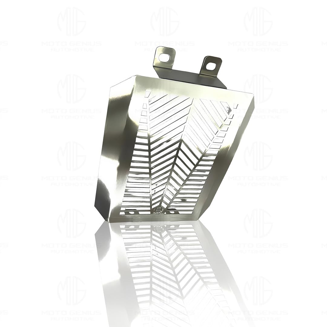 MOTO GENIUS Radiator Guard for RE Super Meteor 650 | Durable Stainless Steel Protector |Essential Accessory for Motorcycle Radiator Protection (Honeycomb Design)