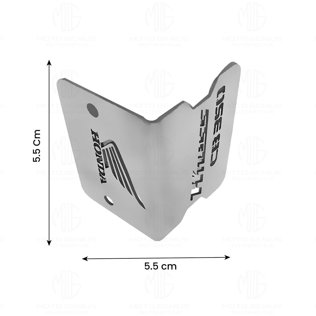 MOTO GENIUS Stainless Steel Front Disc Brake Fluid Reservoir Oil Cap for RE Himalayan BS3/BS4/BS6/Scram Motorbike | Replacement for Enhanced Durability and Performance (Pack of 1) ()
