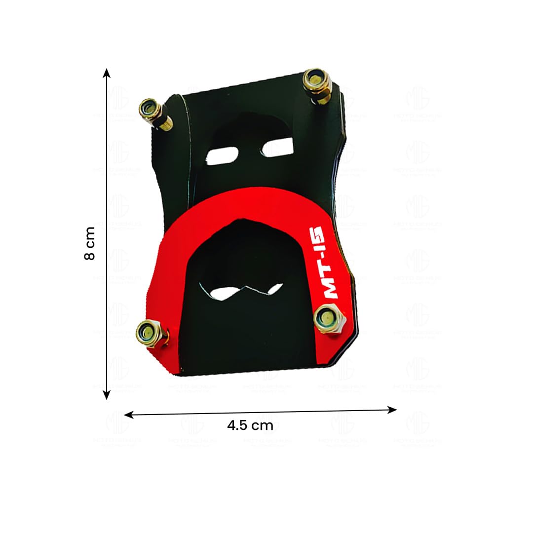 MOTO GENIUS Side Stand Extender for MT 15 | Heavy Duty Parking Support and Stability Enhancer ()