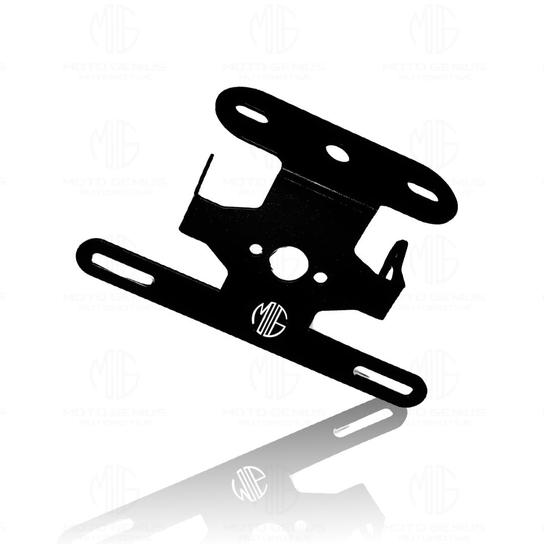 MOTO GENIUS Heavy Metal Tail Tidy Number Plate Holder for Pulsar NS & AS | License Plate Bracket for Pulsar Motorbike