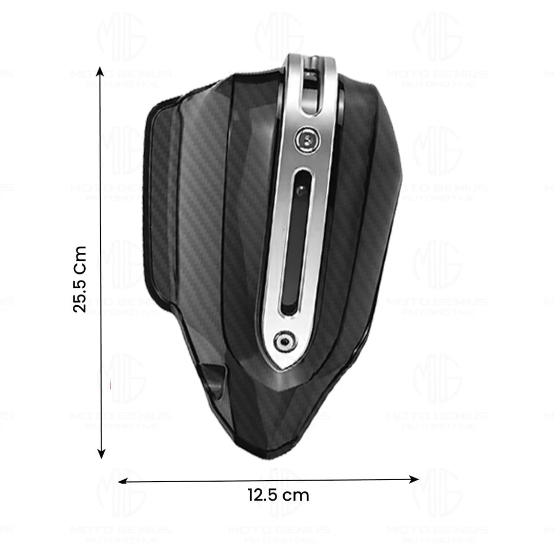 Universal Bike Hand Guards / Protectors Carbon fiber Shade | Wind Deflector Made for Hand Safety While Riding All Motorcycle