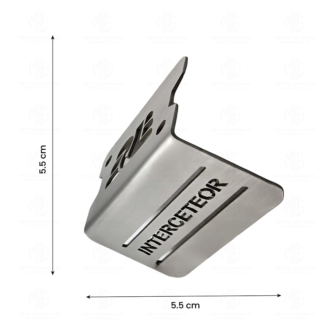 MOTO GENIUS Stainless Steel Front Disc Brake Fluid Reservoir Oil Cap for RE Himalayan BS3/BS4/BS6/Scram Motorbike | Replacement for Enhanced Durability and Performance (Pack of 1) ()