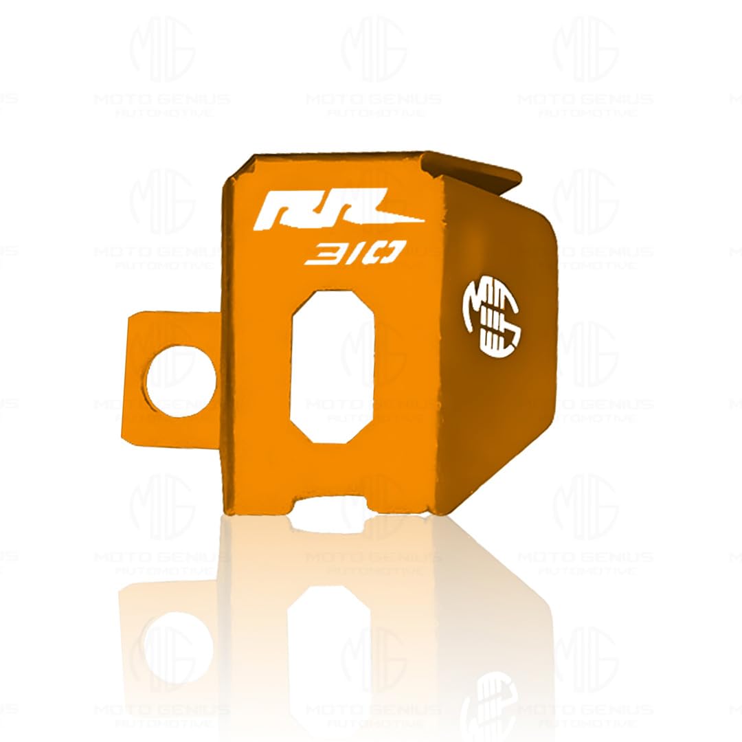 MOTO GENIUS Rear Brake Oil Container Guard for RR310 Motorbike | Durable Protection and Stylish Design for Motorcycles
