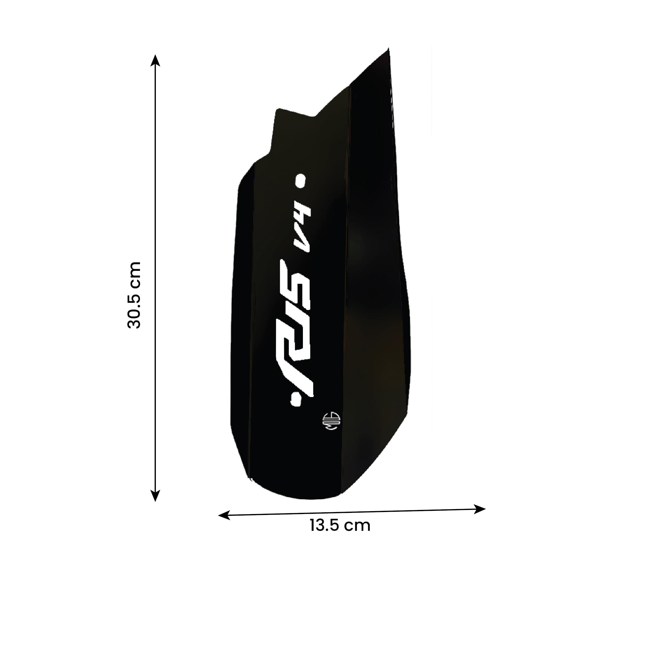 MOTO GENIUS Stainless Steel Exhaust Cover Silencer Protector for R15 V4 | Premium Exhaust Heat Shield Protector for Enhanced Durability and Style | Easy Installation