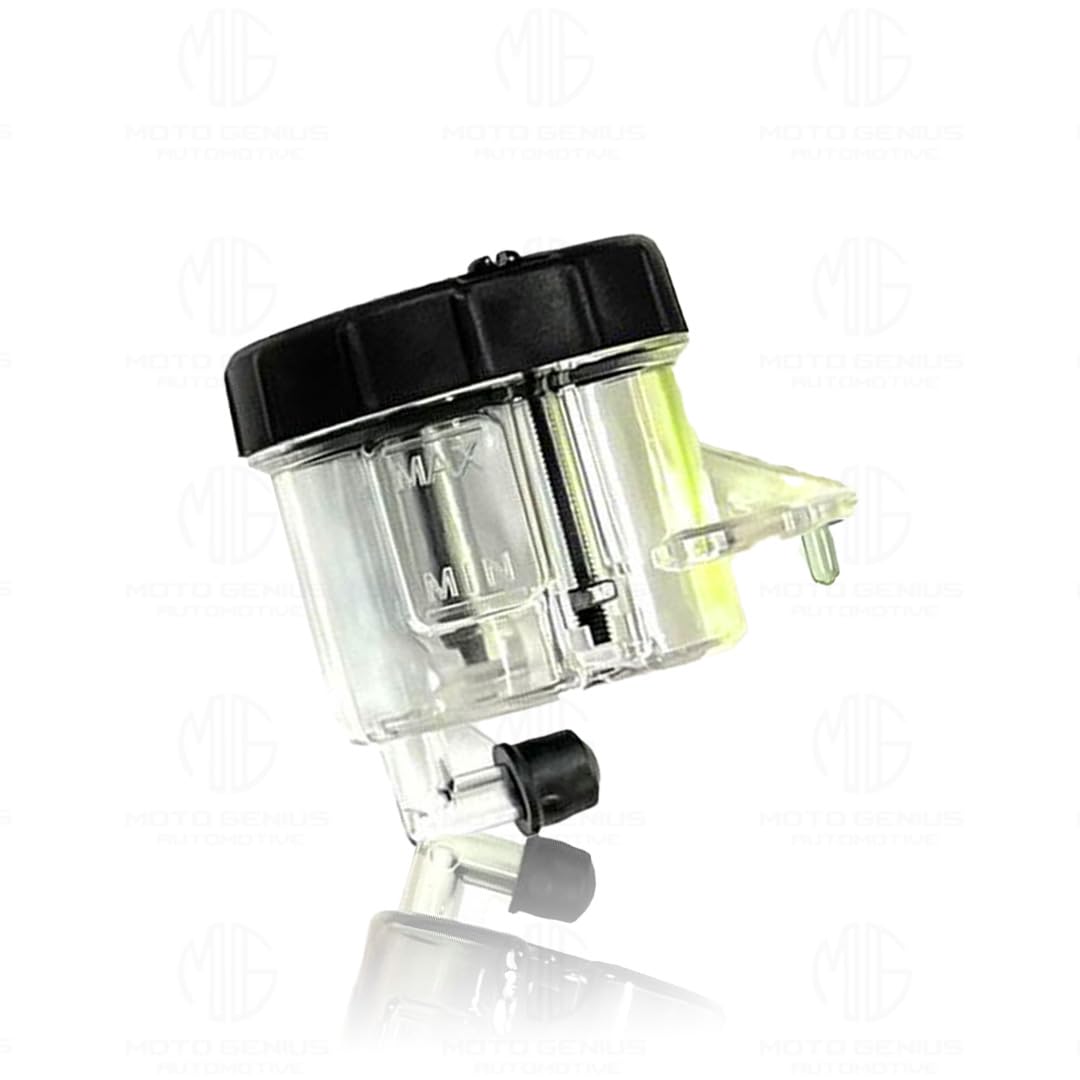 Moto GENIUSUniversal Motorcycle Front Brake Master Cylinder Oil Reservoir Tank Cup | Durable Replacement for Hydraulic Brake and Clutch Systems