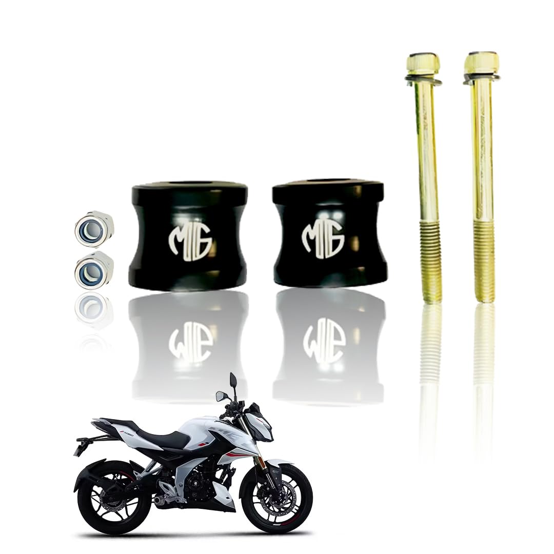 MOTO GENIUS Adjustable Handlebar Riser Clamp for Pulsar N160 | Enhances Riding Comfort & Control | CNC Aluminum Height Riser | Easy Installation | Compatible with Pulsar N160 (Set of 1)