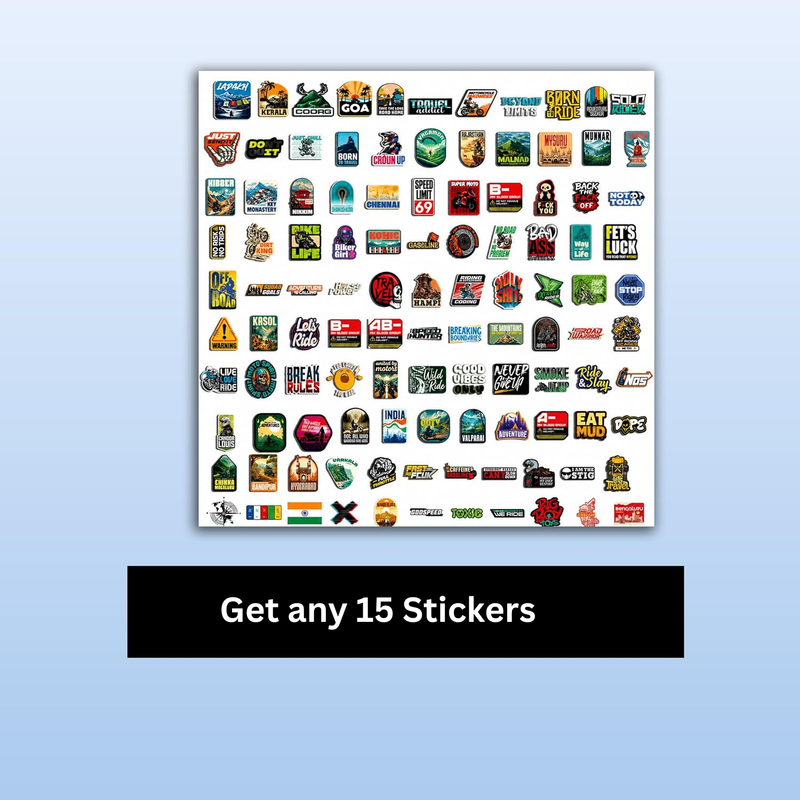 Speed-Hunter 3D Vinyl Sticker Waterproof Decals for Motorcycle, Helmet & Laptop | Edgy Aesthetic Stickers for Bikes and cars