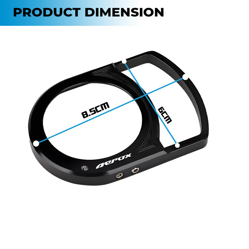 MOTO GENIUS Motorcycle Ignition Key Lock Switch Cover Protector Ring for Yamaha Aerox 155, Durable & Stylish Ignition Key Guard Accessory