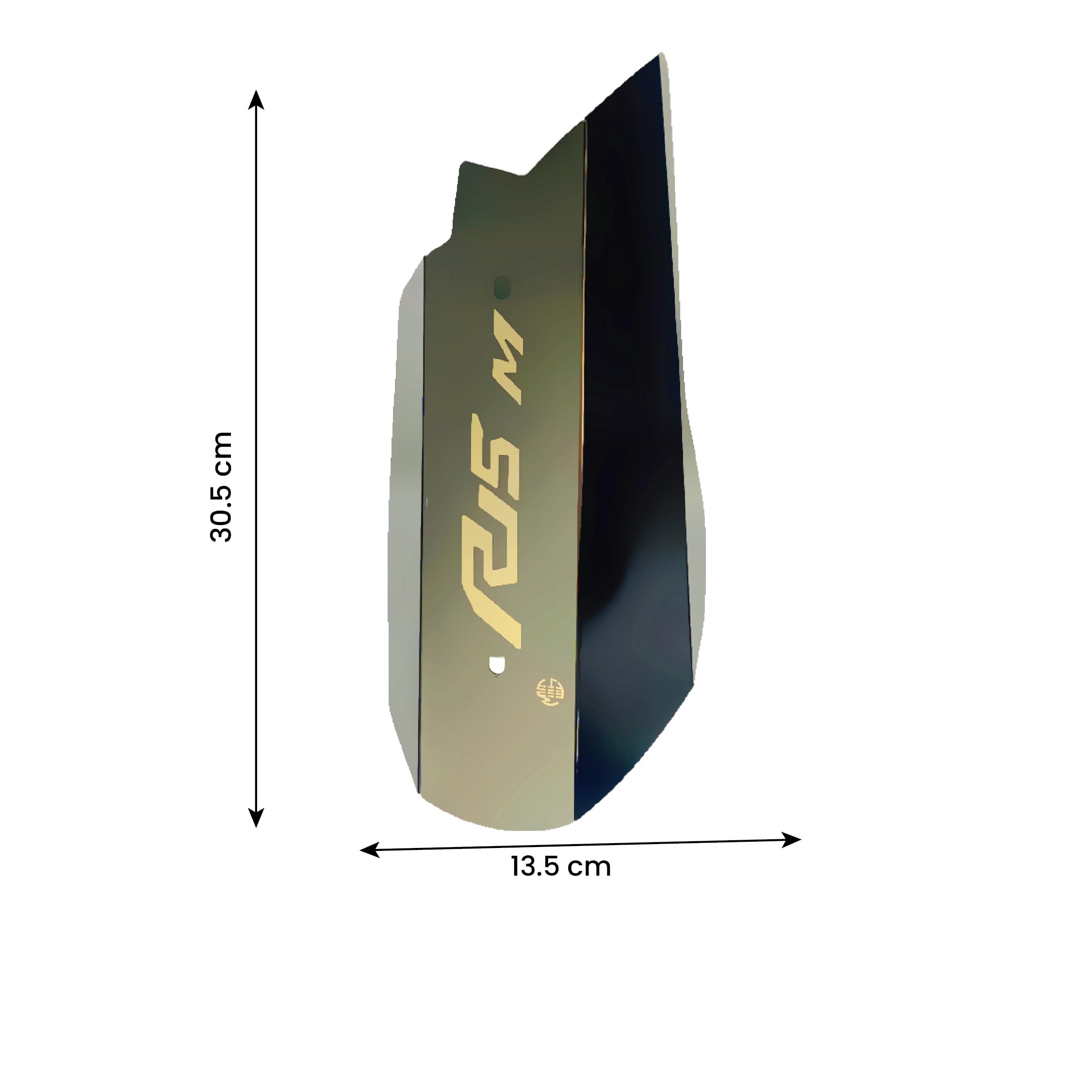 MOTO GENIUS Exhaust Cover Silencer Protector for R15 V4 | Premium Exhaust Heat Shield Protector for Enhanced Durability and Style | Easy Installation | R15-M ()