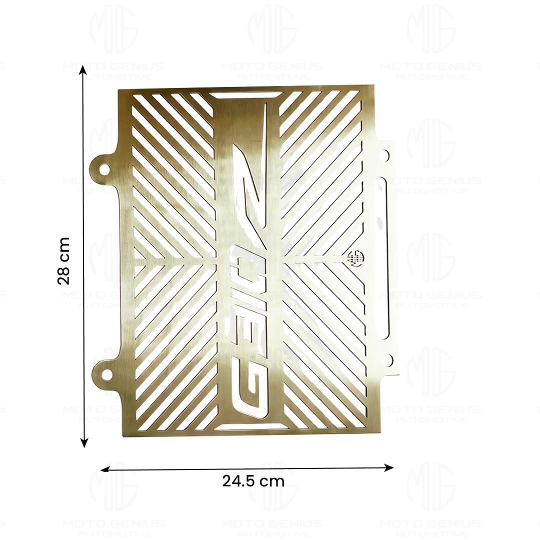 MOTO GENIUS Radiator Guard for G310R Motorbike | Durable Stainless Steel Protector | Essential Accessory for Motorcycle Radiator Protection