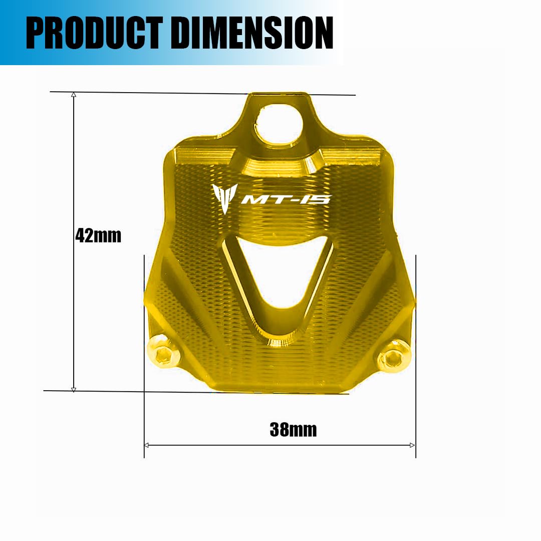 CNC Aluminum Key Shell Case Cover for MT15 Motorbike | Premium Protection with Stylish Finish
