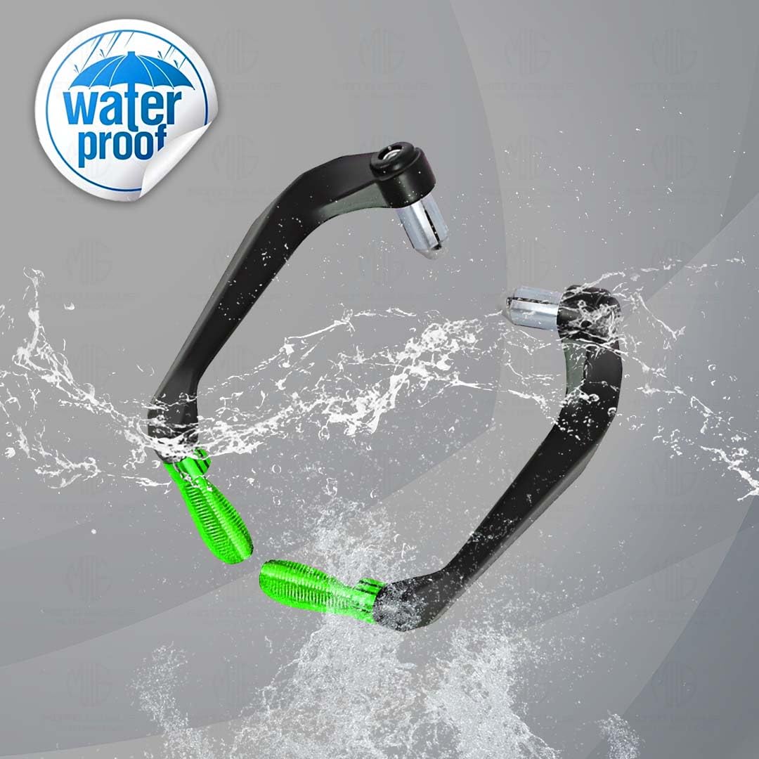 MOTO GENIUS Adjustable CNC Brake Clutch Lever Protector Guard for Motorcycles & Bikes | Universal Fit, Durable Aluminum, Lever Protection, Minimalist Design ()