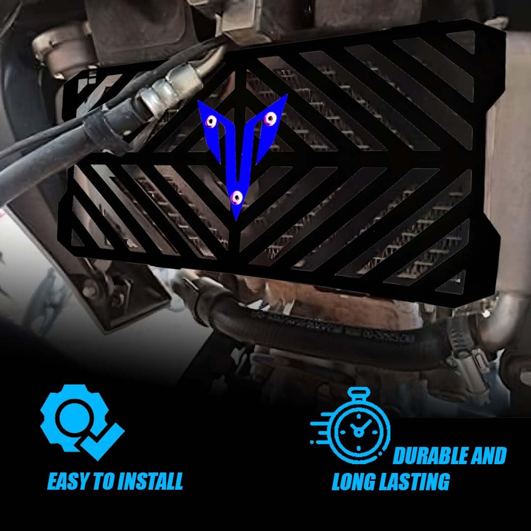 MOTO GENIUS Radiator Guard for MT 15 | Durable Metal Protector |Essential Accessory for Motorcycle Radiator Protection ()