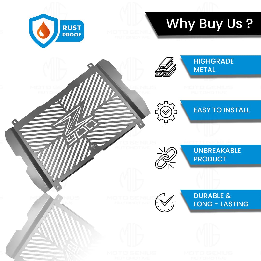 MOTO GENIUS Stainless Steel Ultimate Guide to Radiator Guards for The Z900 Bike | Leading Options, Features, and Benefits