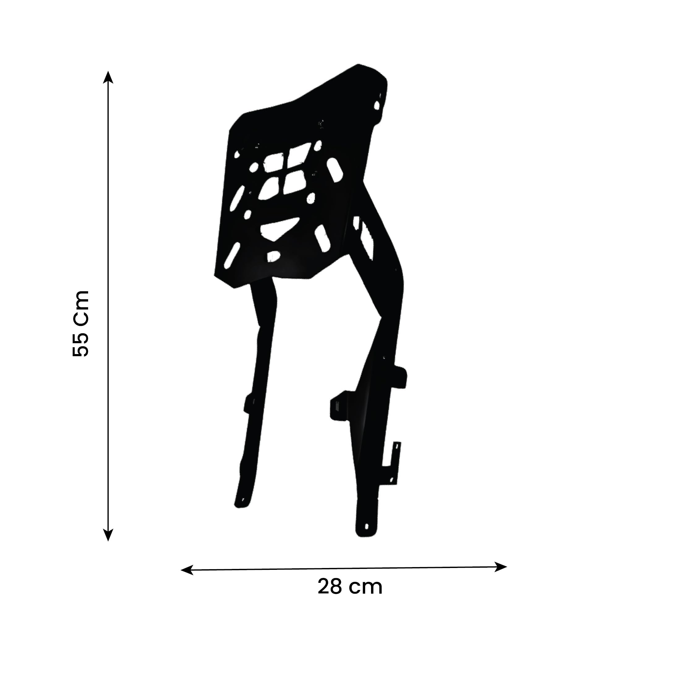 MOTO GENIUS Rear Luggage Rack for CB350 | Durable Expedition Luggage Carrier | Heavy-Duty Rear Rack