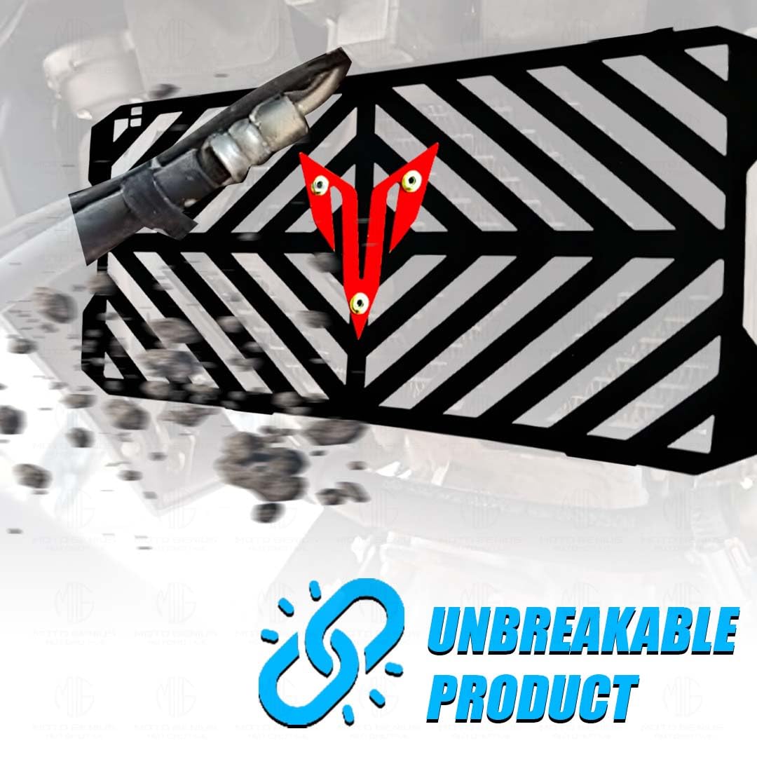 MOTO GENIUS Radiator Guard for MT 15 | Durable Metal Protector |Essential Accessory for Motorcycle Radiator Protection ()