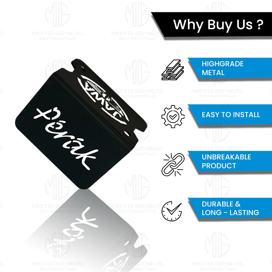 MOTO GENIUS Front Disc Brake Fluid Reservoir Oil Cap for JAWA PERAK Motorbike | Replacement for Enhanced Durability and Performance