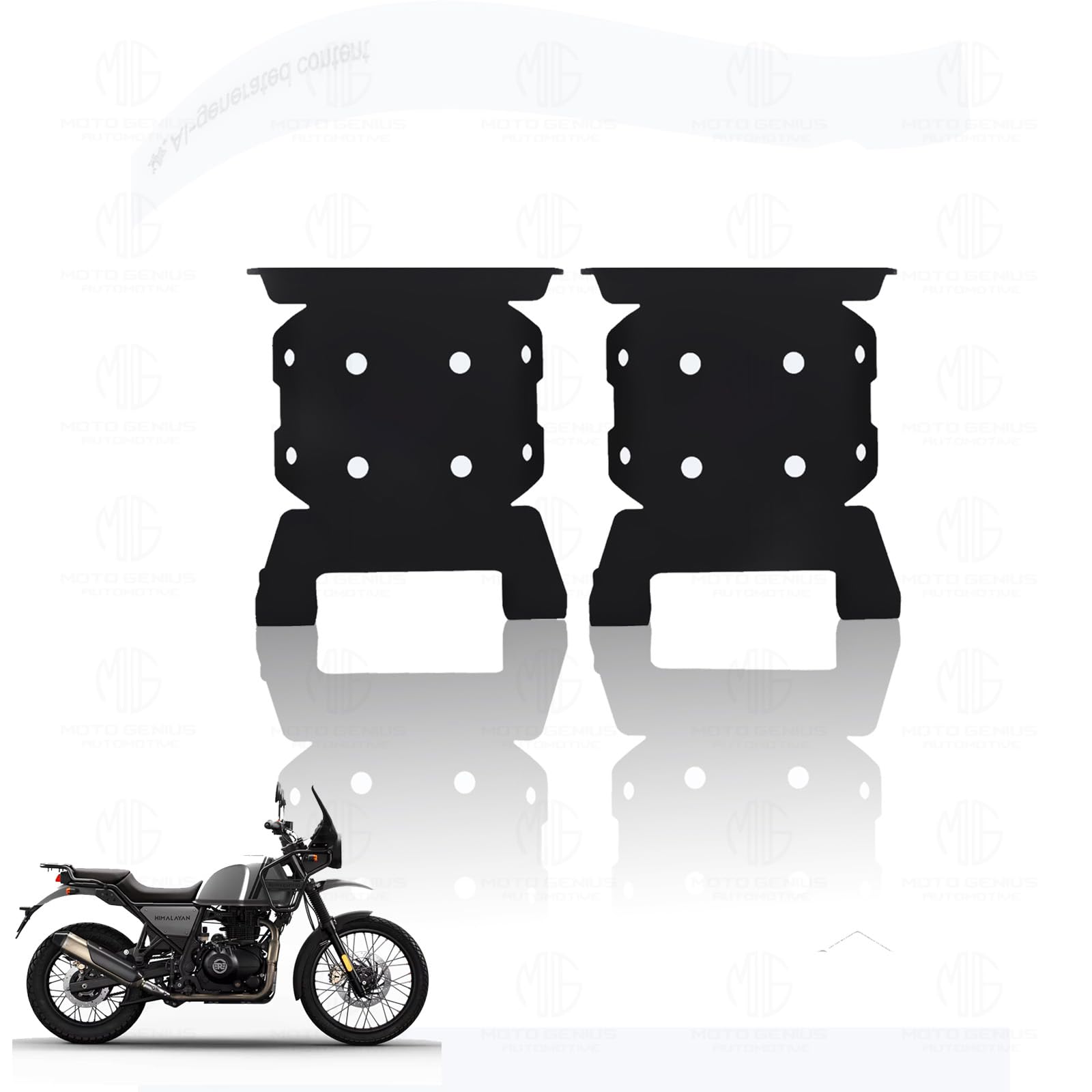 RE Himalayan 411 / Scram Jerry Can Mount | Heavy Duty Mounting Bracket for Jerry Cans |Rugged Design for Adventure Riding (Pack of 2)