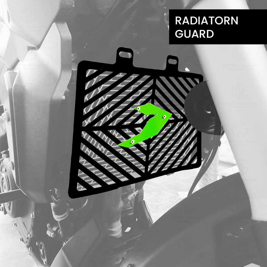 MOTO GENIUS Radiator Guard for Dominar | Durable Metal Protector | Essential Accessory for Motorcycle Radiator Protection | Compatible with Dominar 250 & 400