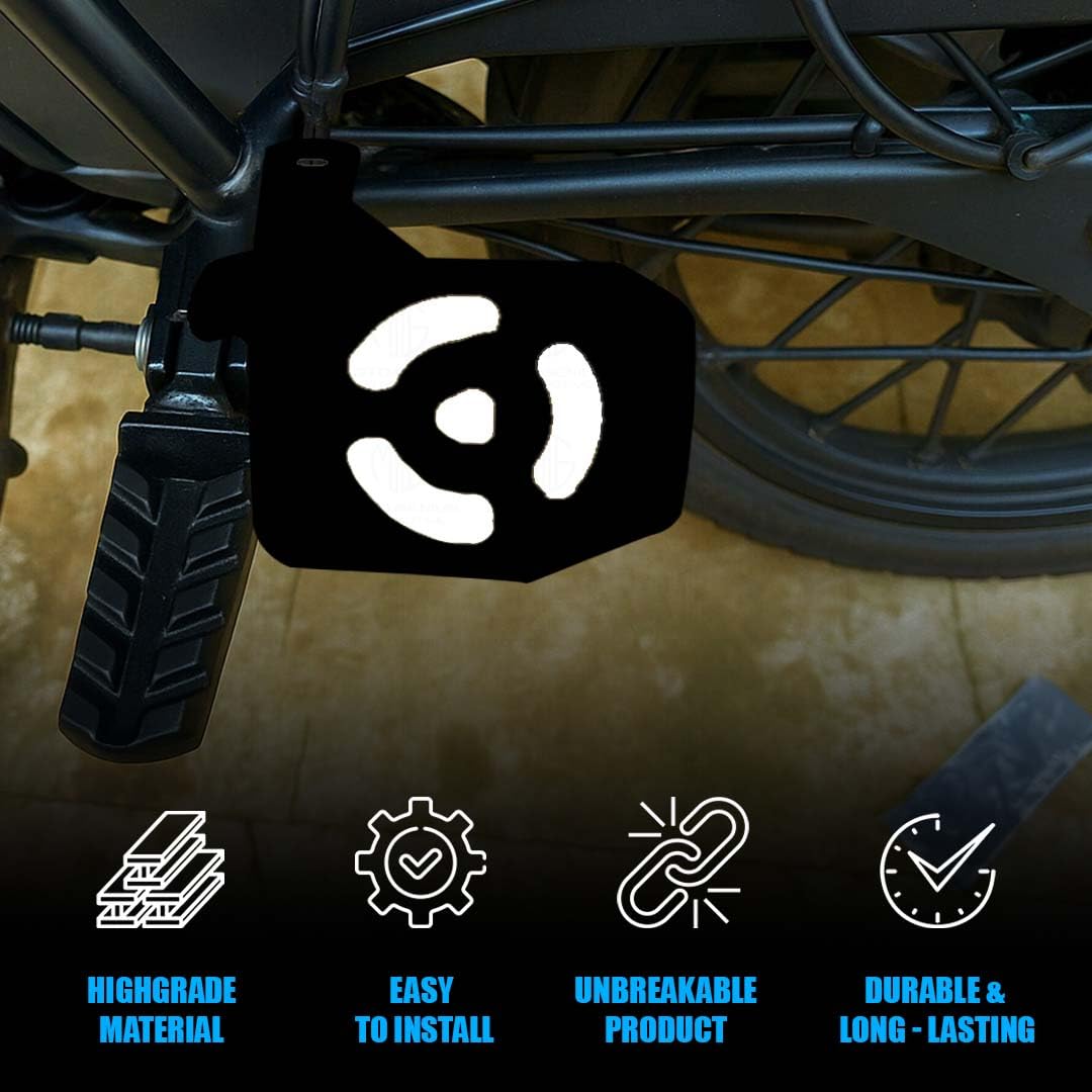 MOTO GENIUS Foot Rest for RE Himalayan 450 Motorbike | Adjustable Motorcycle Foot Pegs |Durable and Comfortable Foot Pegs for Adventure Riding | Easy Installation (Right+Left)