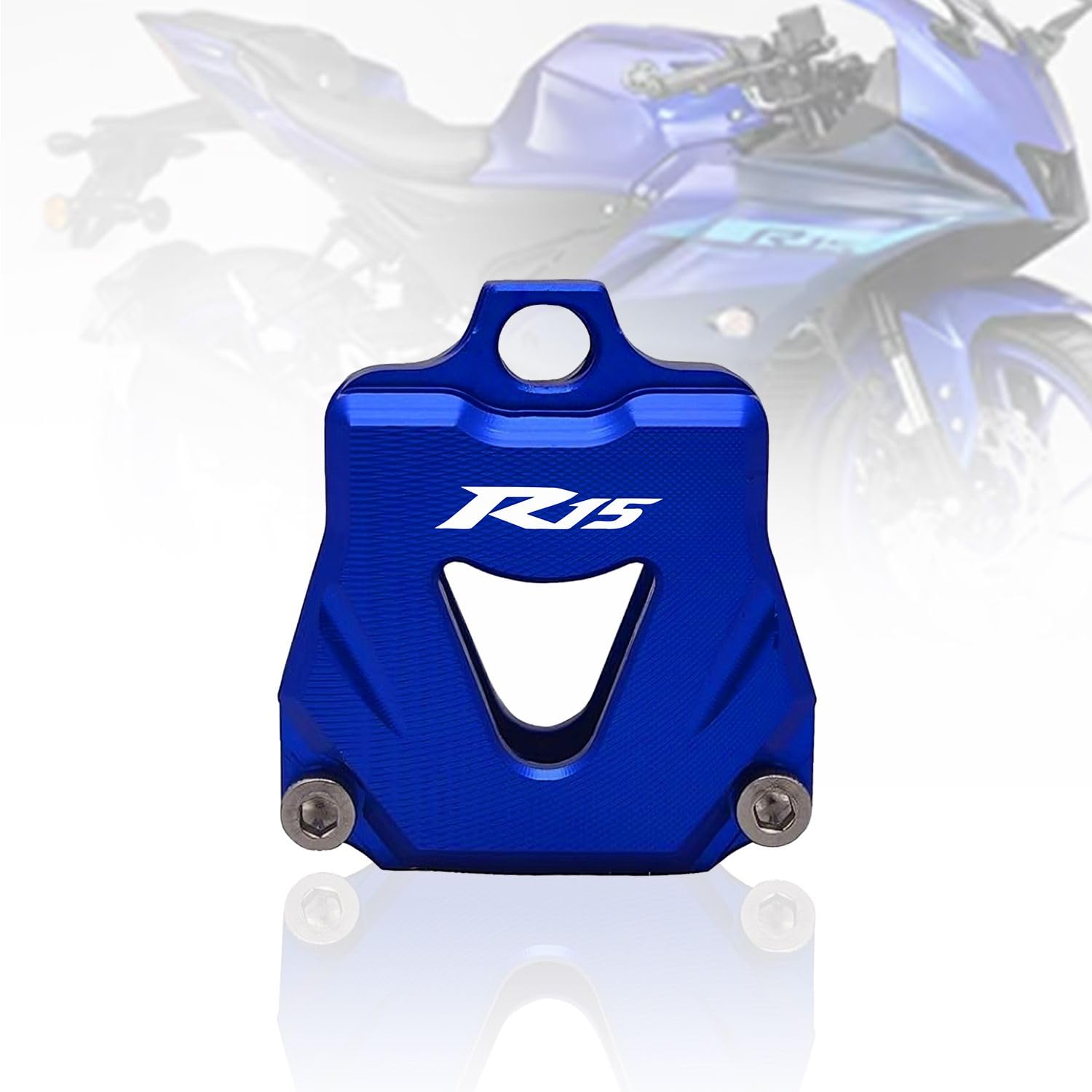 MOTO GENIUS CNC Aluminum Key Shell Case Cover for R15 V1 V2 V3 V4 Motorbike | Premium Protection with Stylish Finish ()