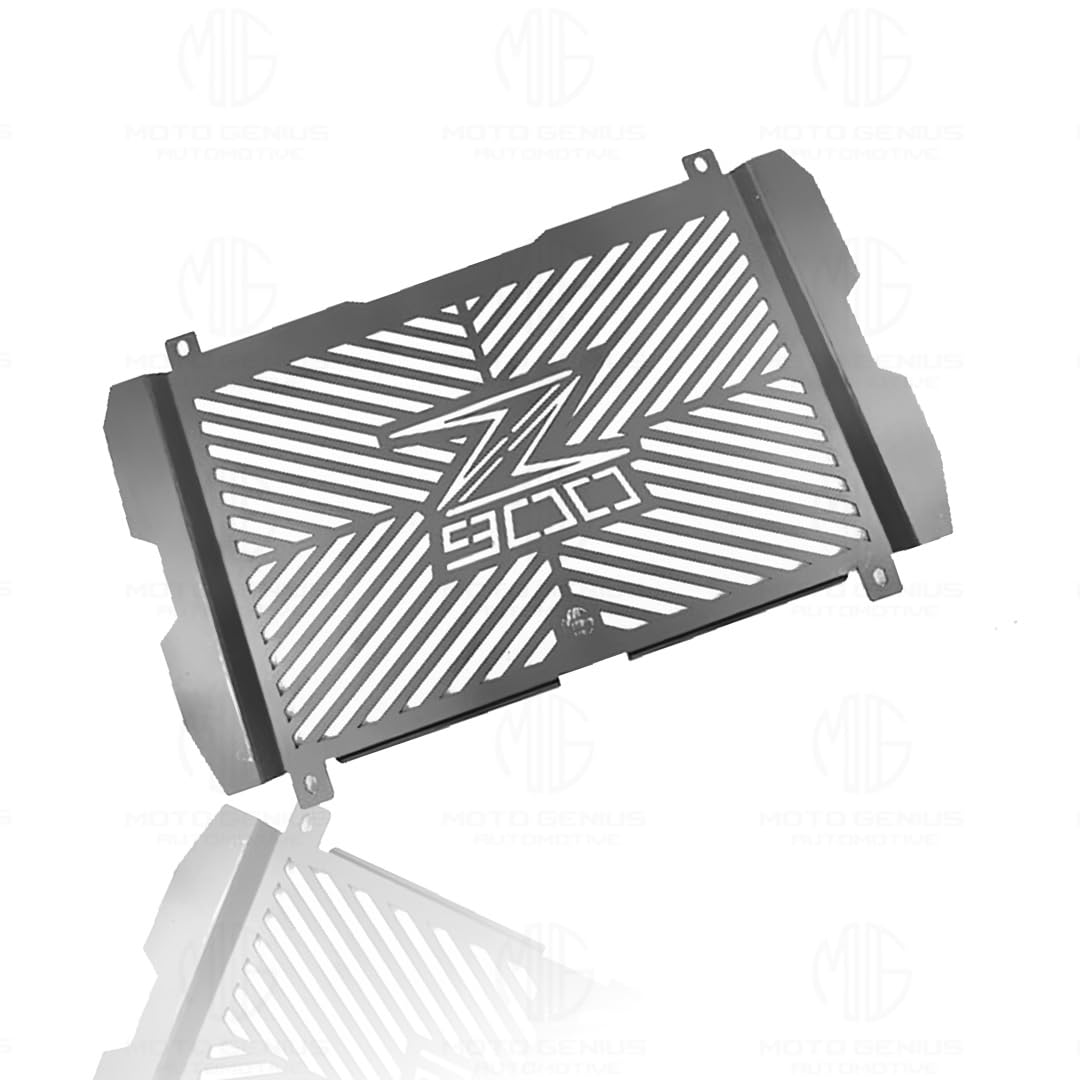 MOTO GENIUS Stainless Steel Radiator Grill Cover Guard Protector for Ninja 250/300 | Durable Engine Cooling Protection | Rust-Resistant, Easy Installation