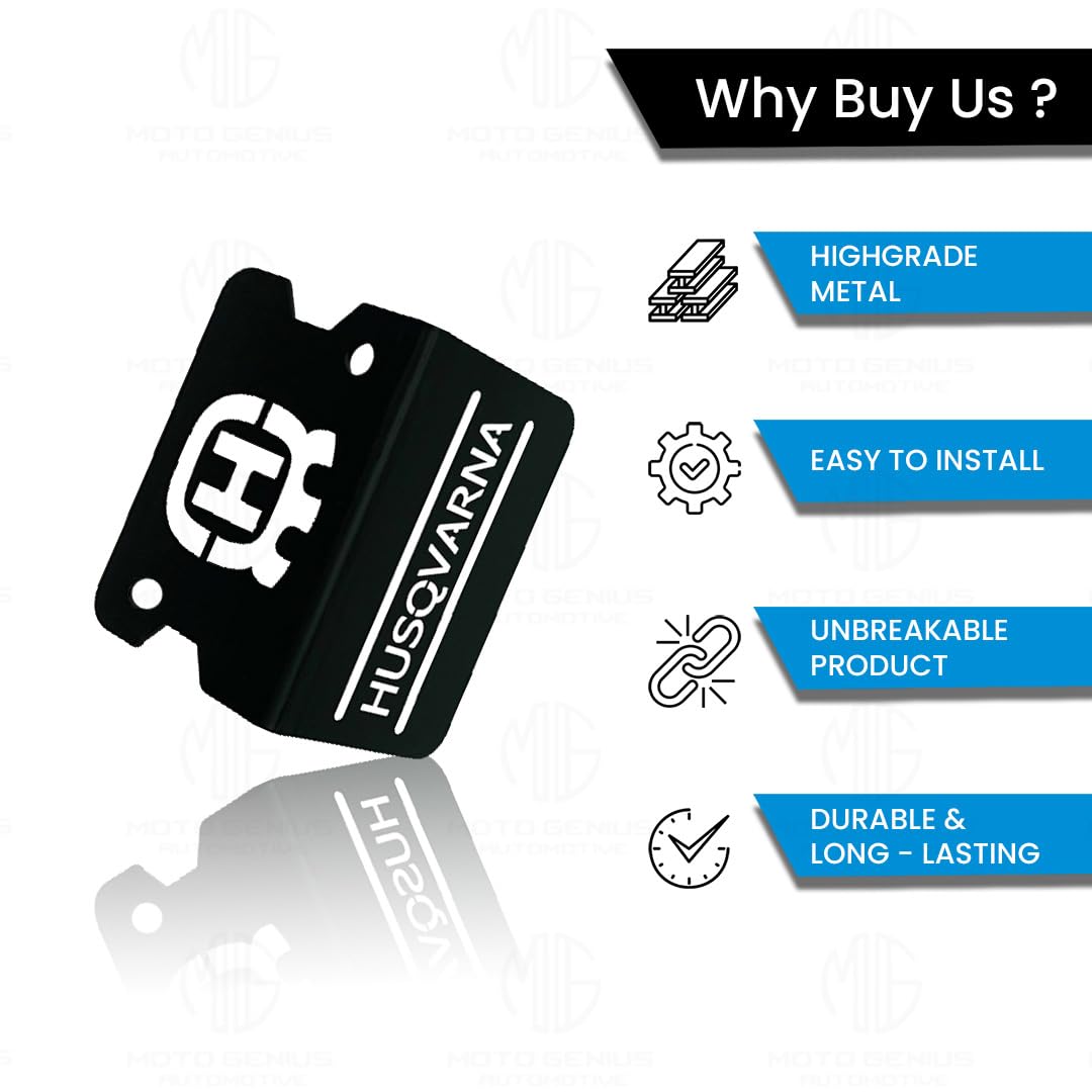 MOTO GENIUS Front Disc Brake Fluid Reservoir Oil Cap for Husqvarna Motorbike | Replacement for Enhanced Durability and Performance